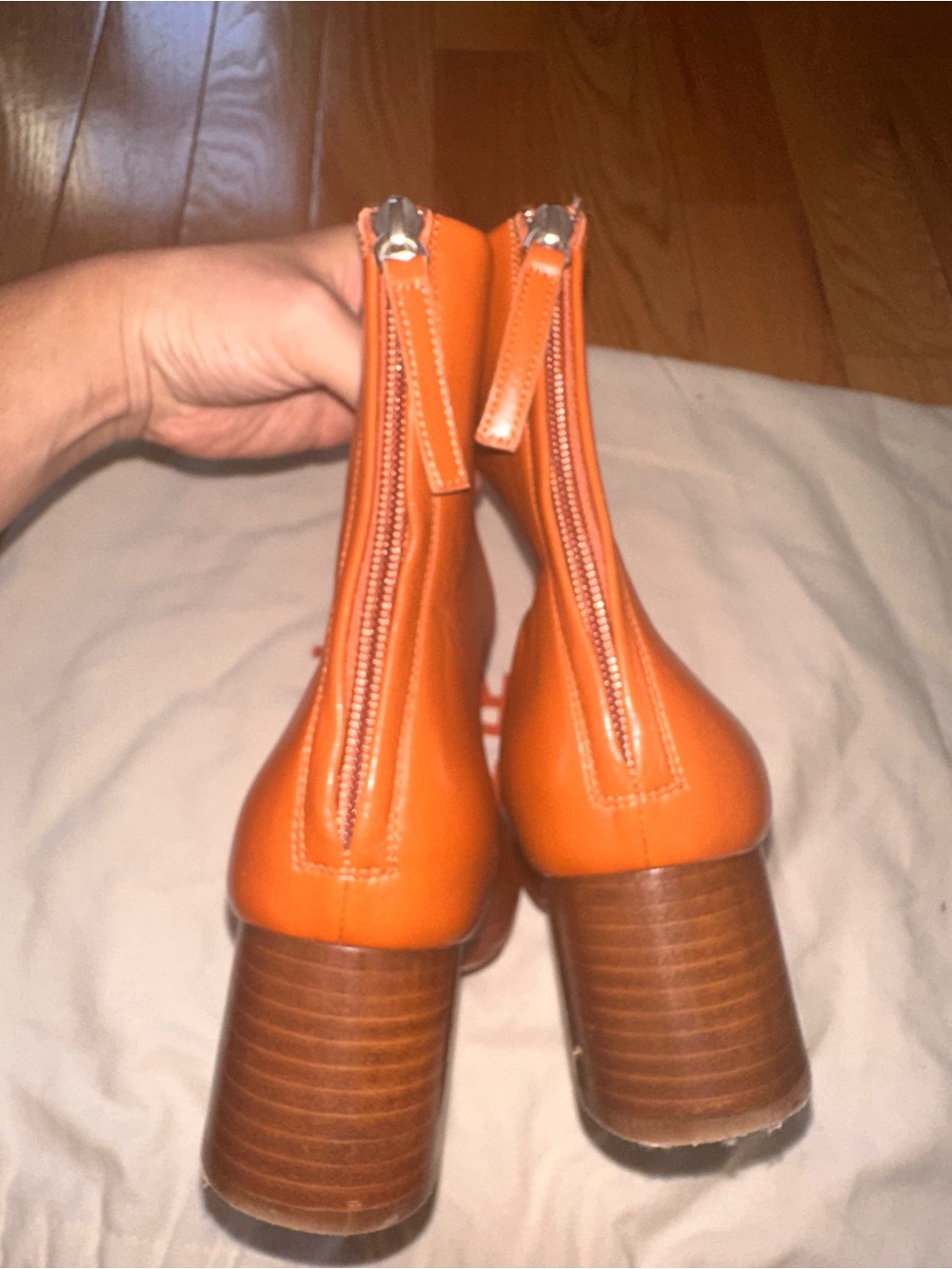 Mansur Gavriel Leather Glove Boot - Picture 9 of 11